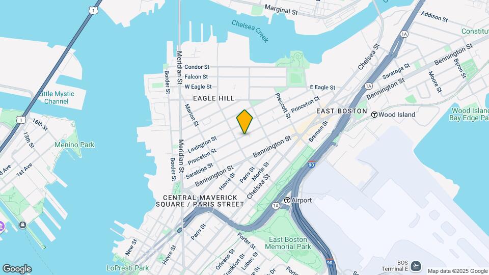 151 Princeton St, Unit 2 Map and Location Details