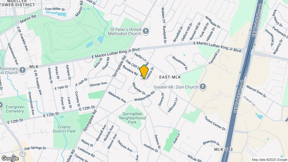 1716 Adina St Map and Location Details