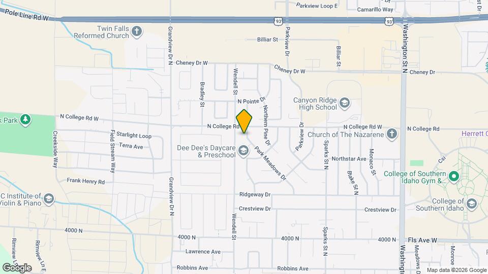 1285 Park Meadows Dr Map and Location Details