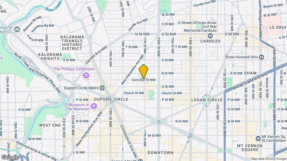1618 17th St NW Map and Location Details