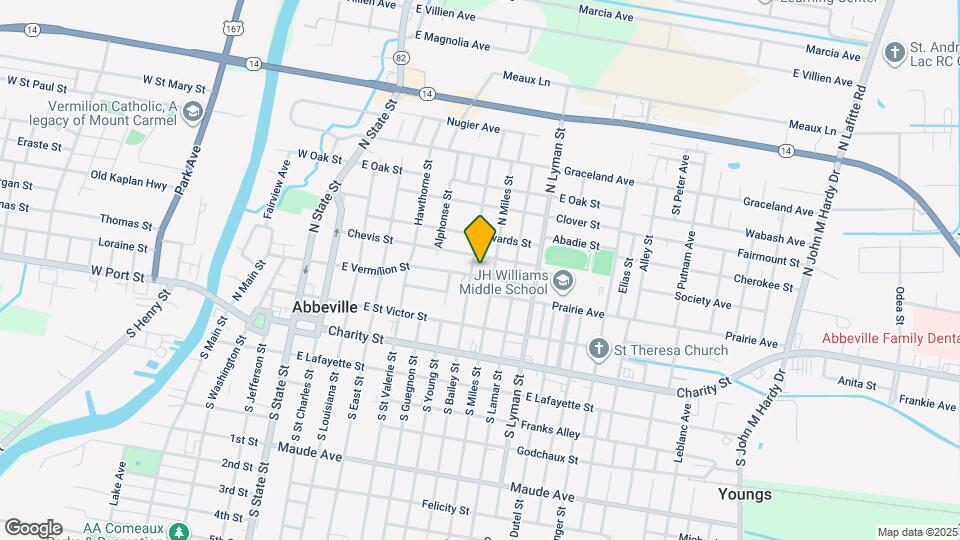 809 E Vermilion St Map and Location Details