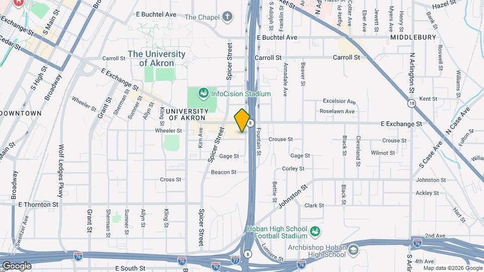 511 Crouse St Map and Location Details