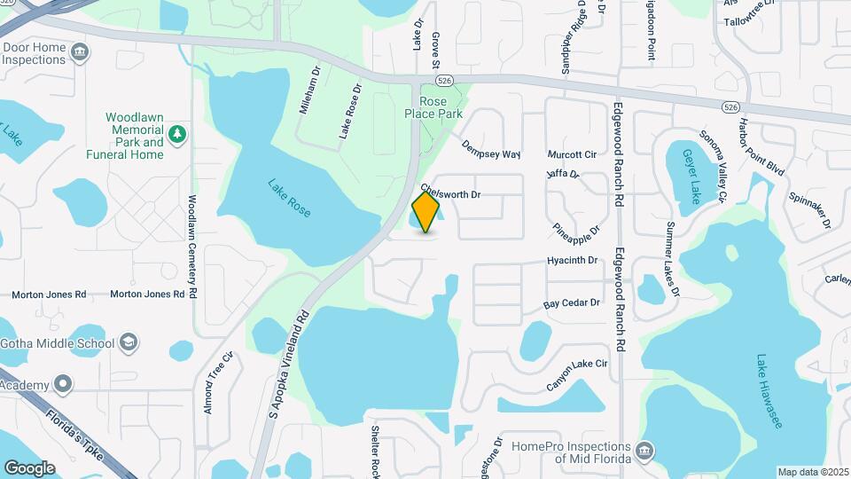 8131 Vineland Oaks Blvd Map and Location Details