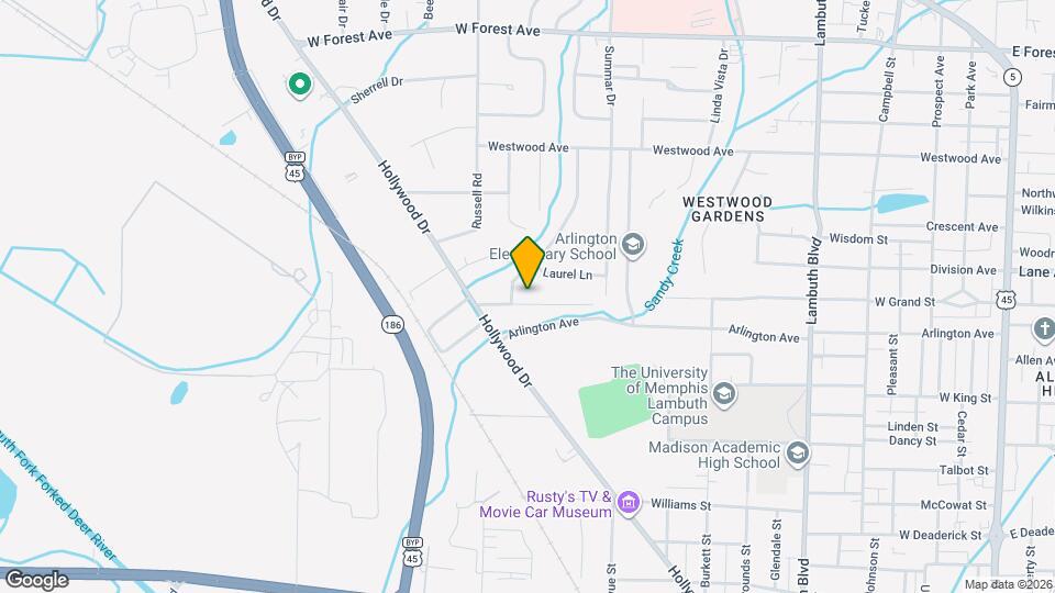 121 Iris Dr Mapa y Detalles de la Ubicación