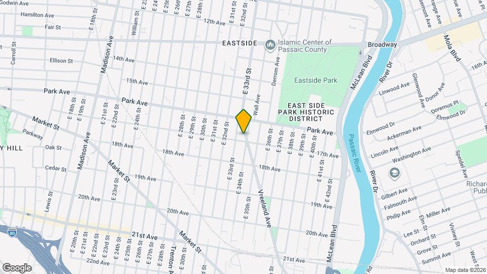 32 Vreeland Ave Map and Location Details