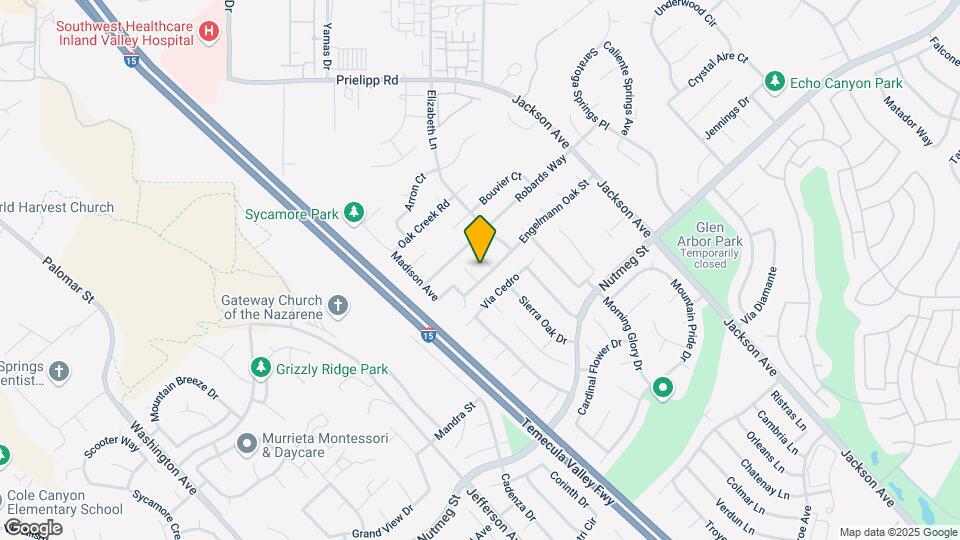 23625 Black Oak Ln Map and Location Details