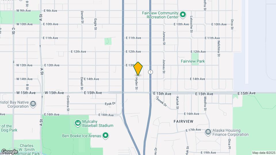 1337 Hyder St Map and Location Details