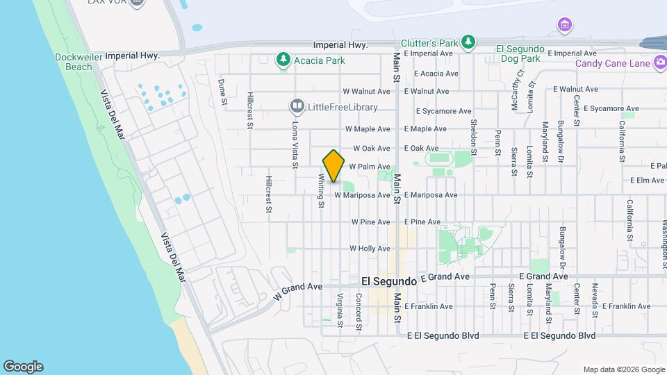 605 1/2-742-742 Virginia St Map and Location Details