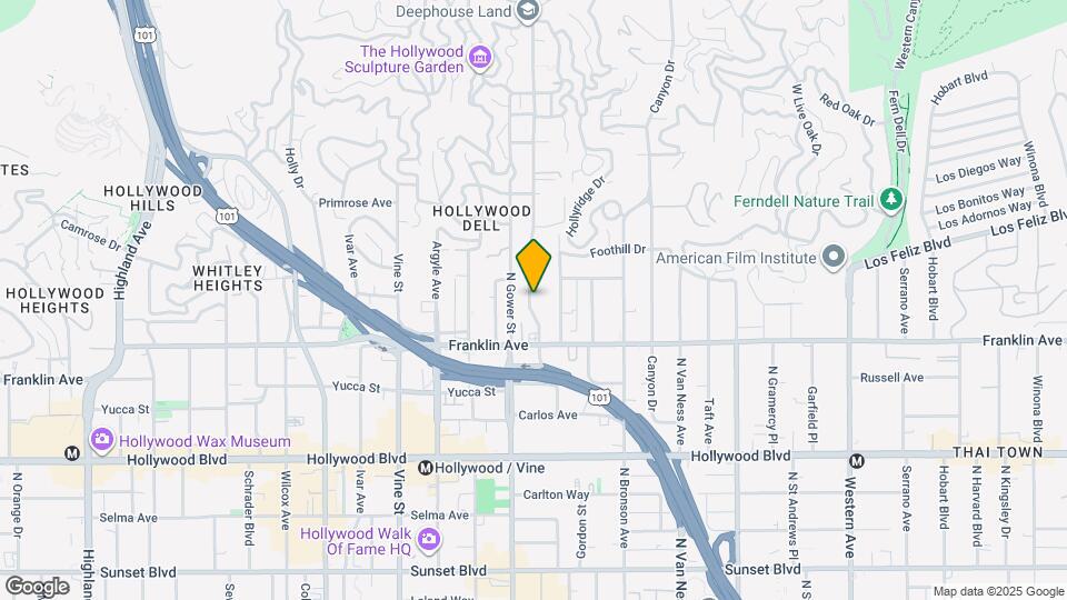 1952 Beachwood Dr Map and Location Details