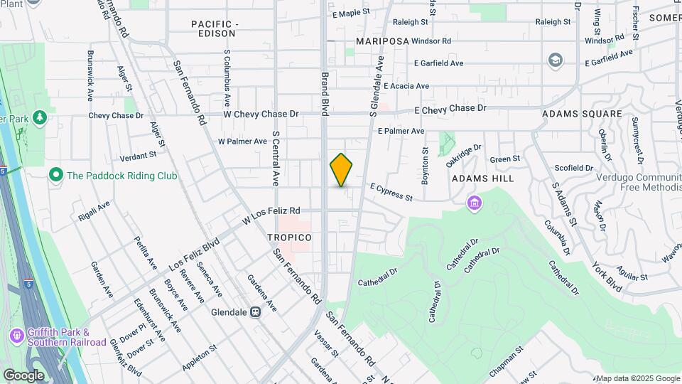 120 E Cypress St Map and Location Details