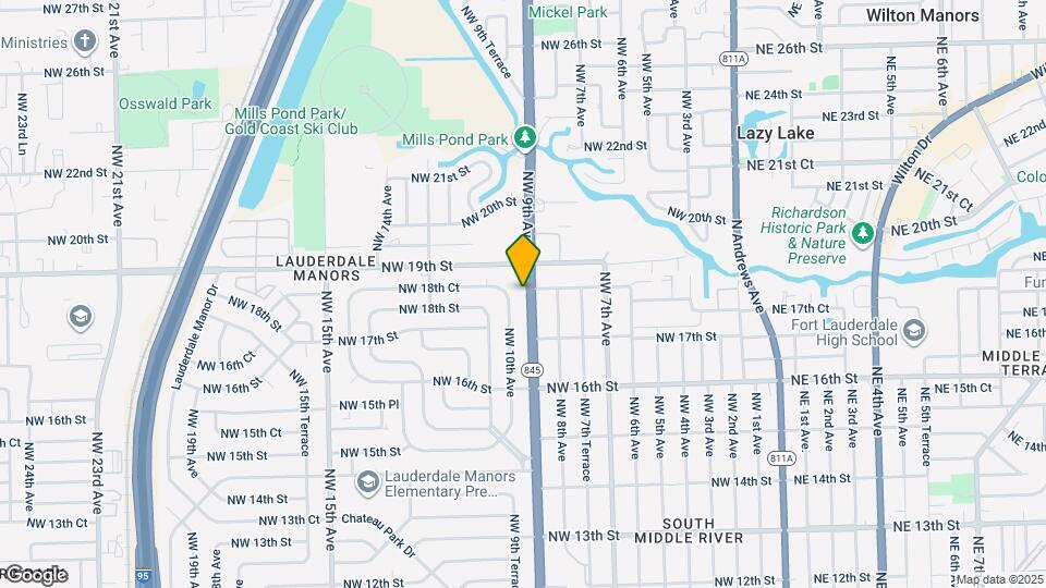 1725 NW 9th Ave Map and Location Details