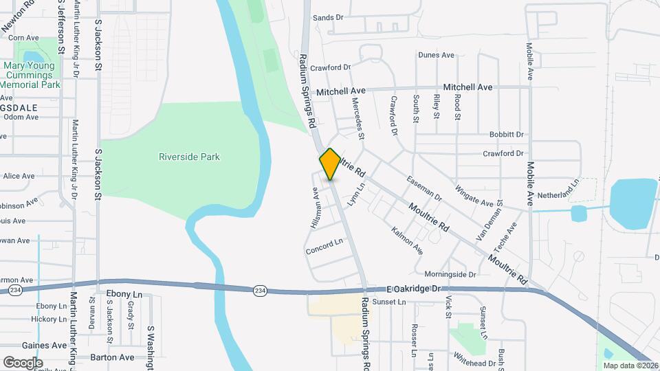 1109 Radium Springs Rd Map and Location Details