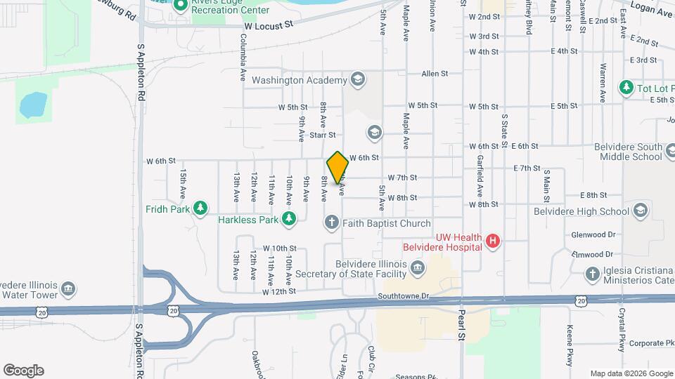 1419 7th Ave Map and Location Details