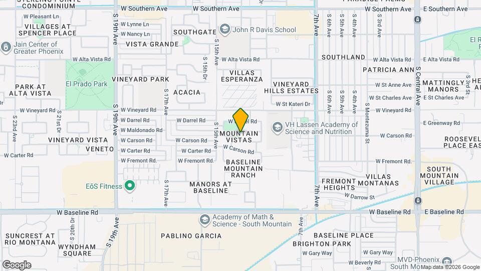 1225 W Shumway Farm Rd Map and Location Details