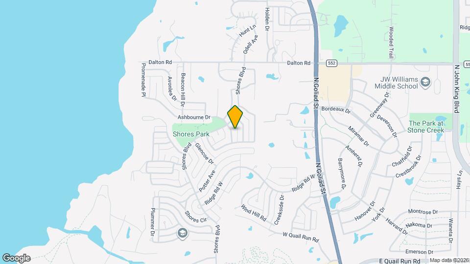 2050 Ashbourne Dr Map and Location Details