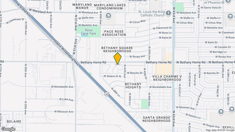 4775 W Palo Verde Dr Map and Location Details