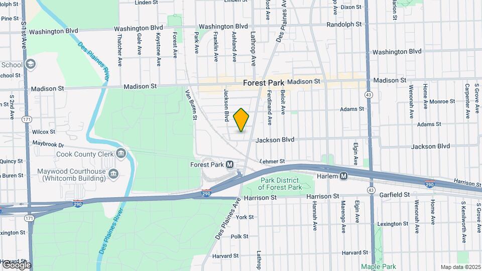 7635 Jackson Blvd Mapa y Detalles de la Ubicación