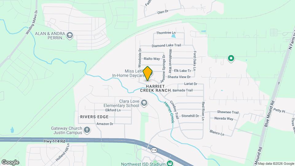 16504 Cowboy Trail Map and Location Details