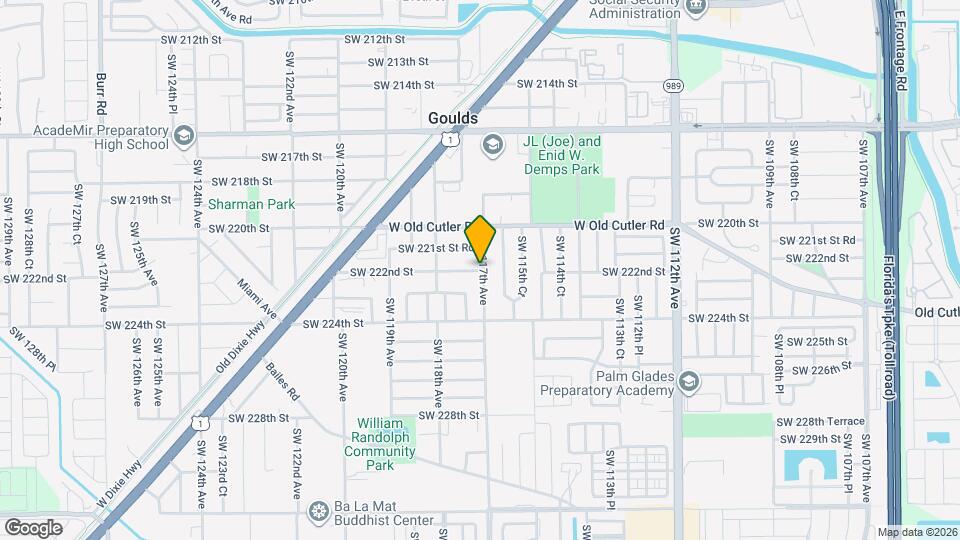 22192 SW 117th Ave Map and Location Details