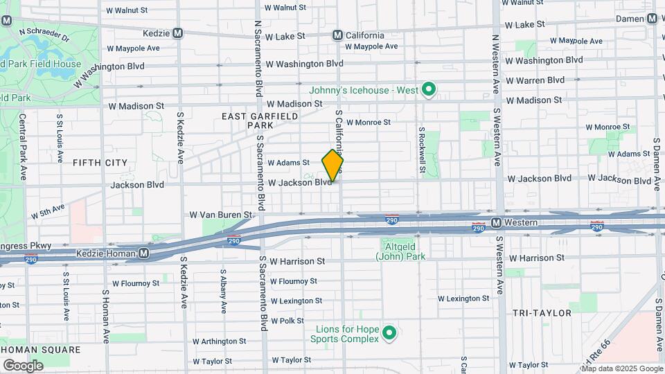 2811 W Jackson Blvd, Unit 3 Map and Location Details