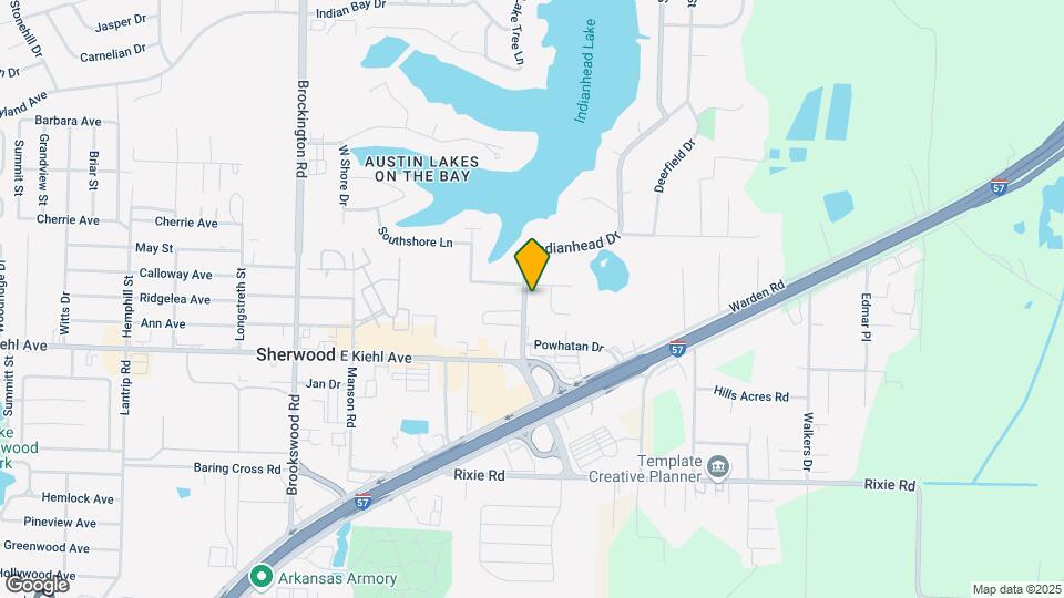 8610 Indianhead Dr Map and Location Details