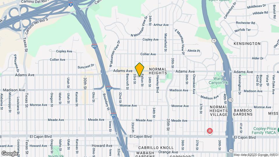 4658 Felton St Map and Location Details