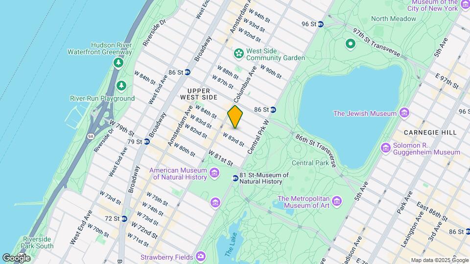 40 W 84th St Map and Location Details