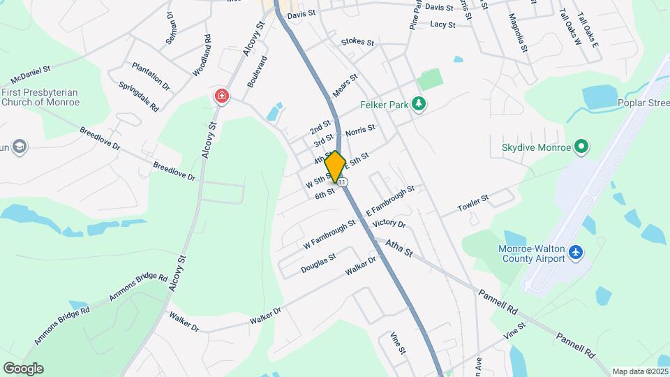 104 6th St Map and Location Details