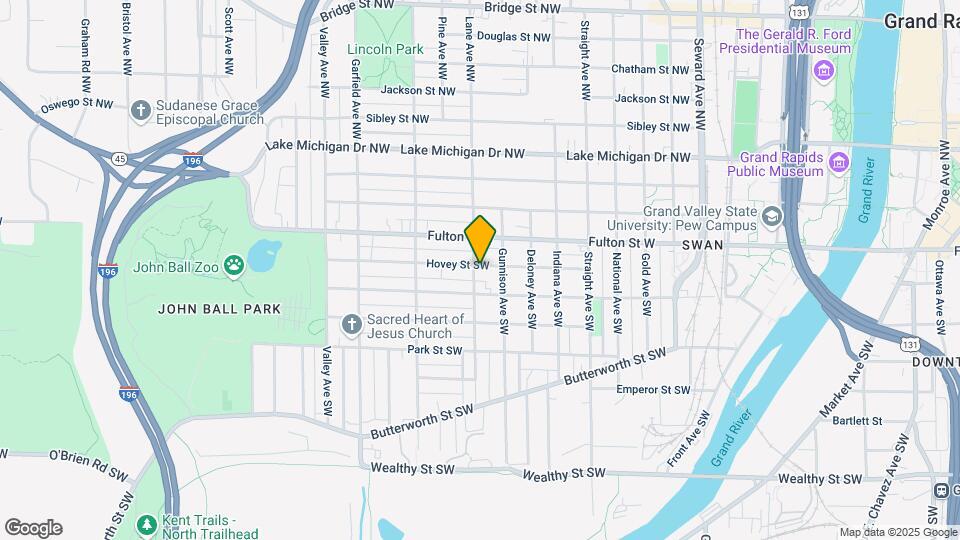 956 Hovey St SW Map and Location Details