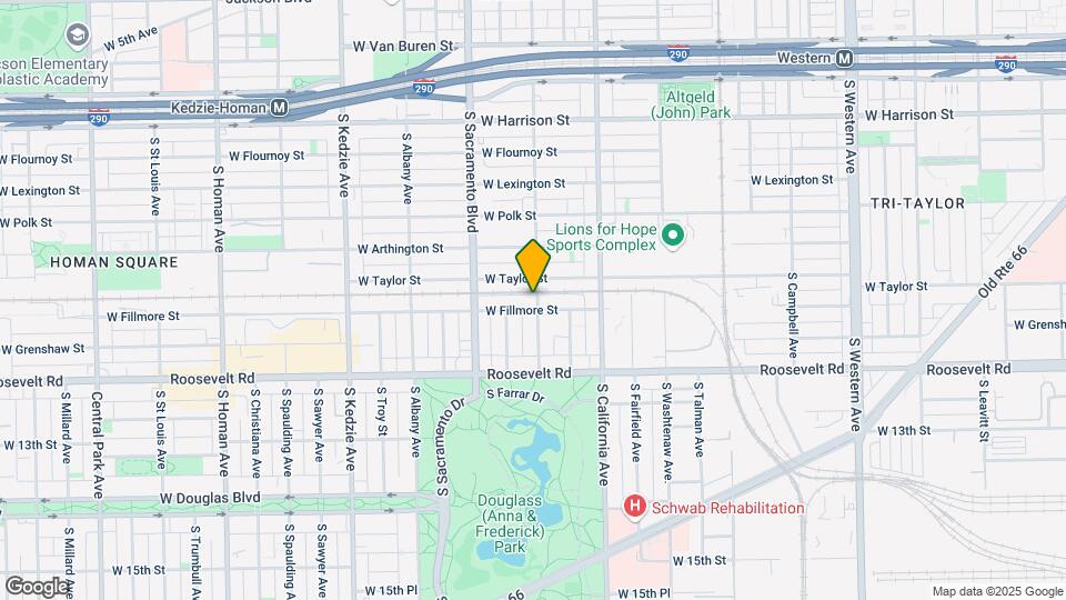 2902 W Fillmore St Map and Location Details