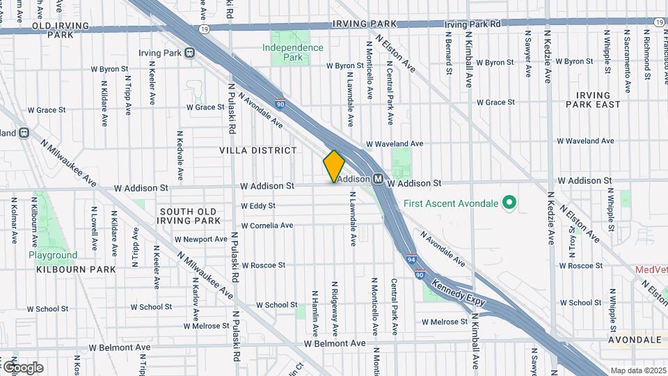 3727 W Addison St Mapa y Detalles de la Ubicación