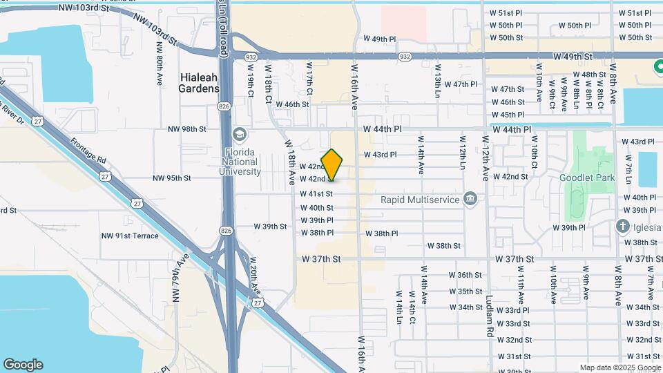 1785 W 41st St Map and Location Details