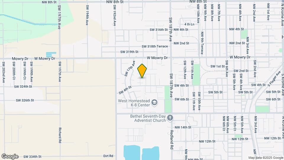 1606 SW 3rd St Map and Location Details
