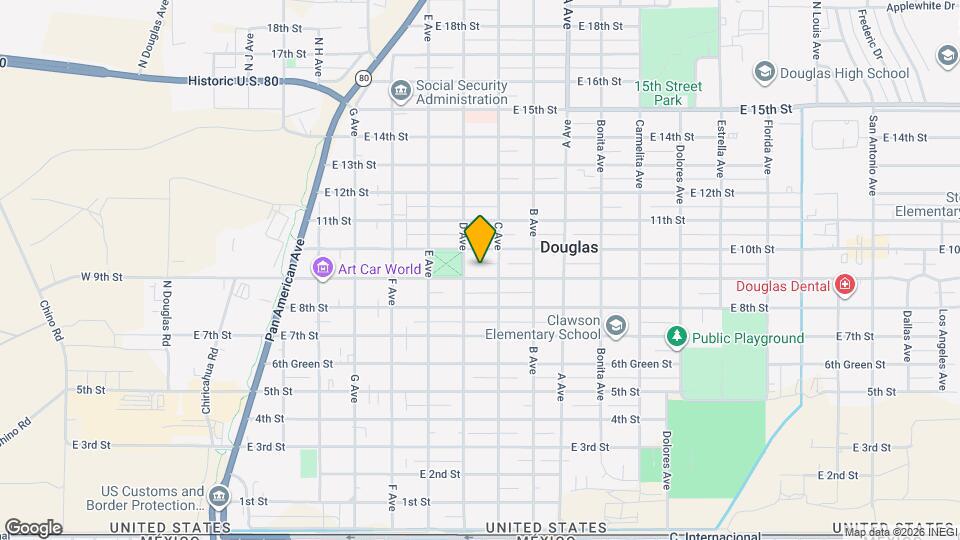 830 E 9th St Map and Location Details