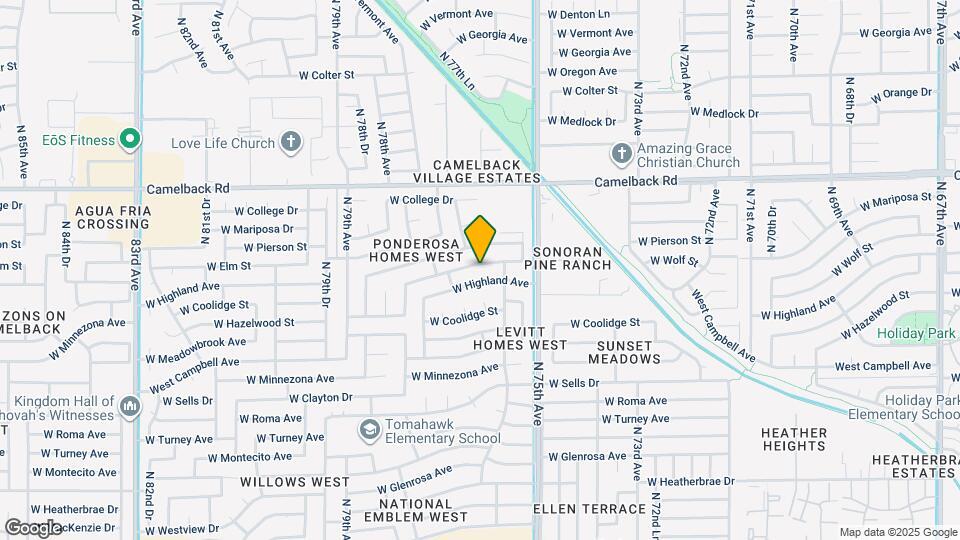 7557 W Wolf St Map and Location Details