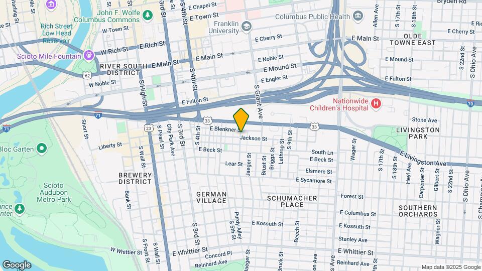 552 S 6th St Map and Location Details