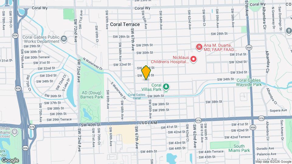 6501 SW 34th St Map and Location Details