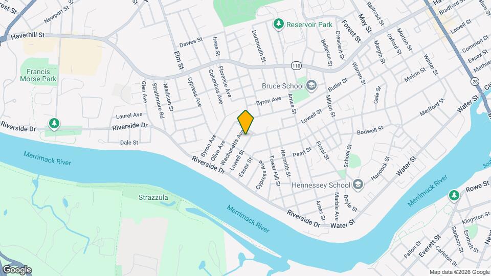 645A Lowell St, Unit 645 A Lowell Street Lawrence Ma 01841 Mapa y Detalles de la Ubicación