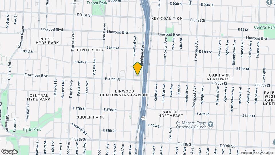 1808 E 35th St, Unit 1W Map and Location Details