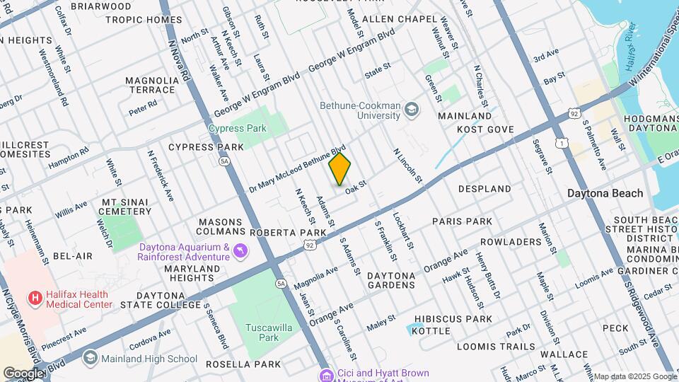 203 Desoto St Map and Location Details