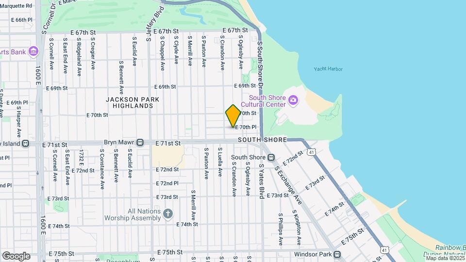 2321 E 70th Pl Mapa y Detalles de la Ubicación