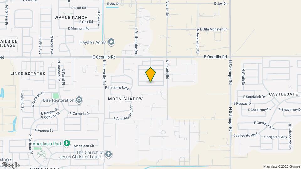 2420 E Meadow Mist Ln Mapa y Detalles de la Ubicación