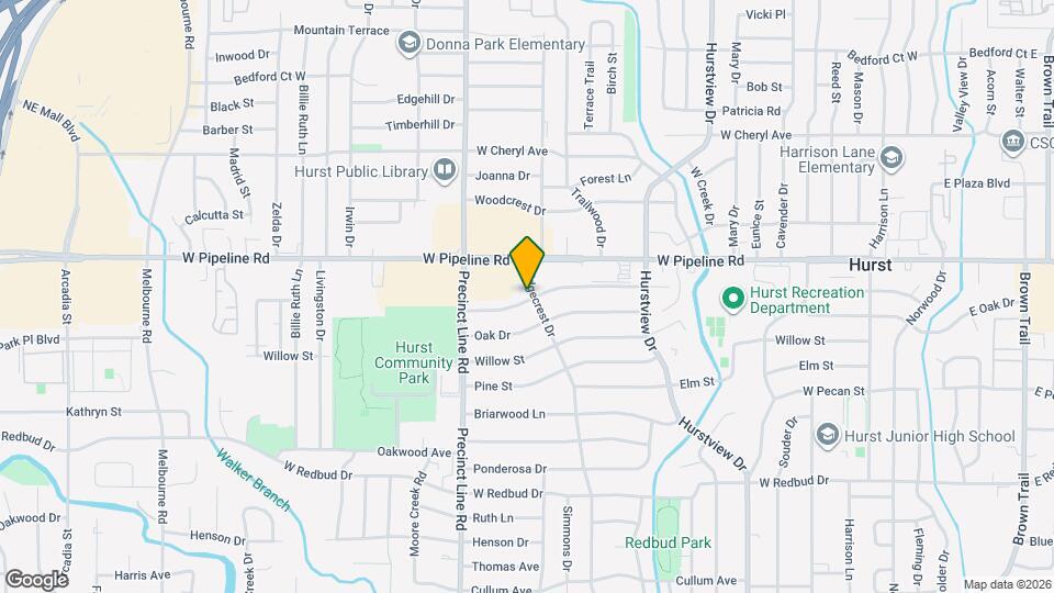 700 W Cedar St Map and Location Details