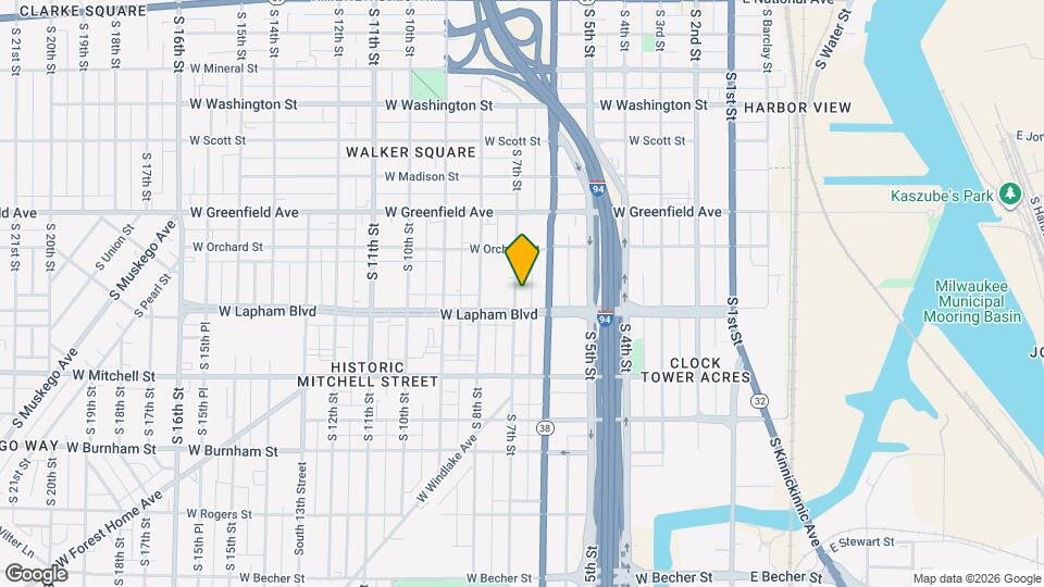 1560 S 7th St Map and Location Details