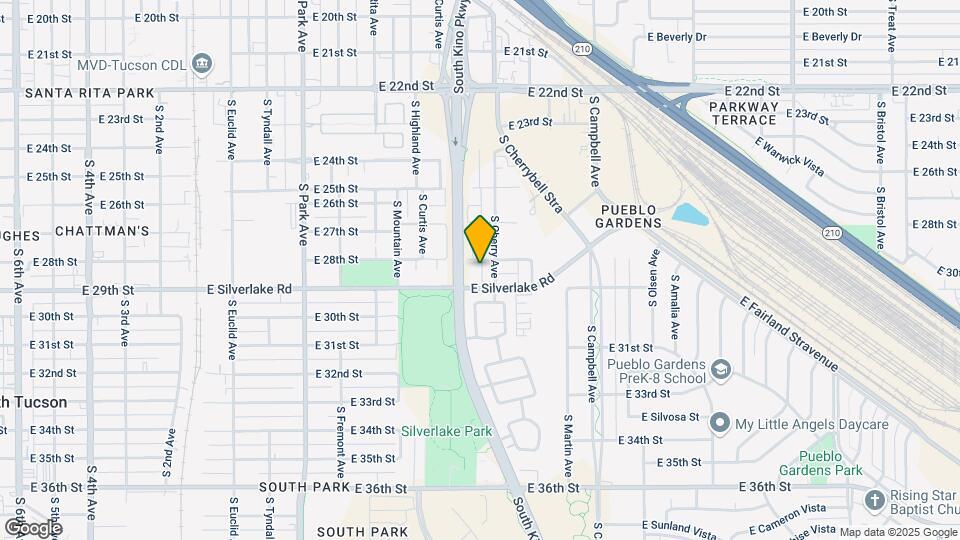 1522 E 28th St Map and Location Details