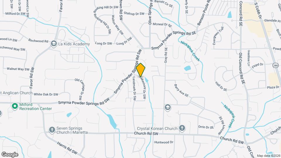 2870 Lakemont Dr SW Map and Location Details