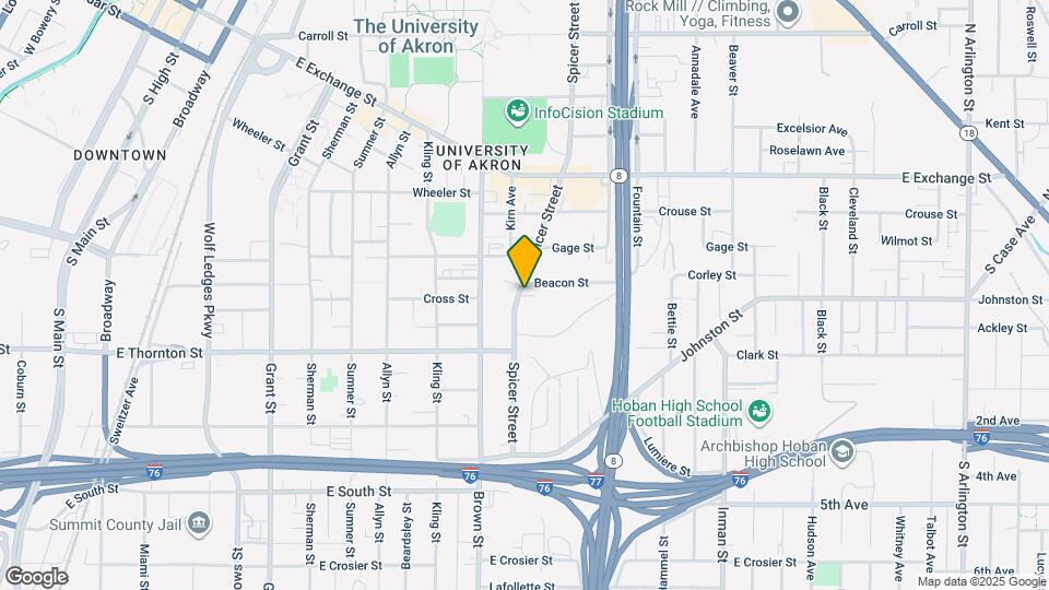 503 Spicer Street Map and Location Details