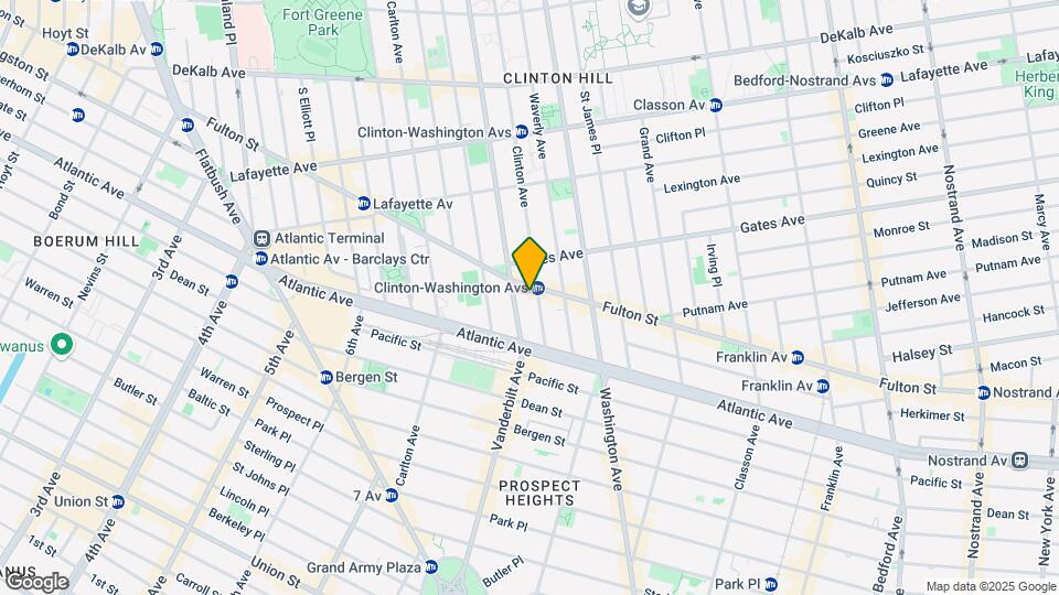 498 Clinton Ave Mapa y Detalles de la Ubicación