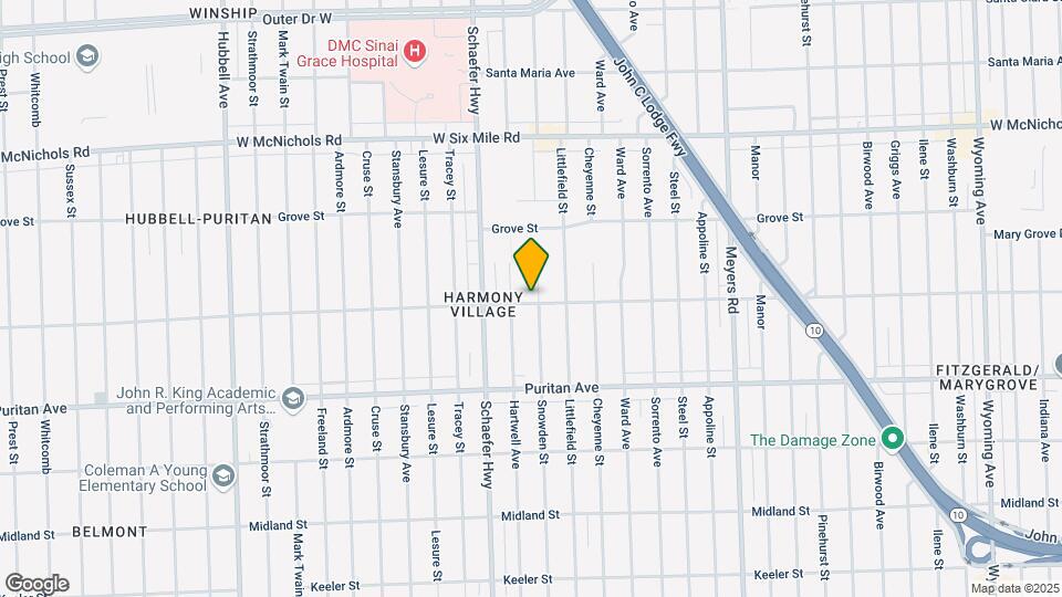 16511 Snowden St Map and Location Details