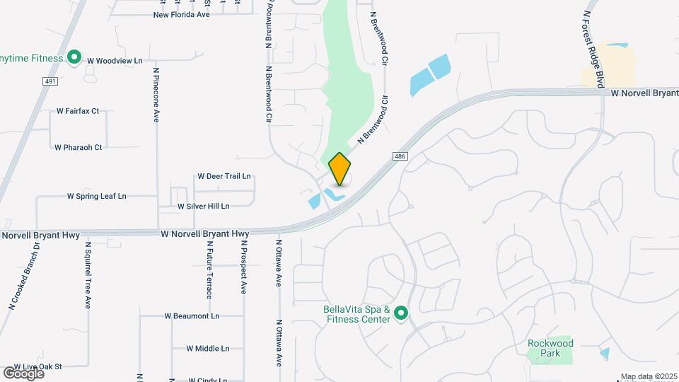 1670 W Spring Meadow Loop Map and Location Details